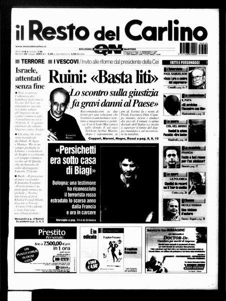 Il Resto del Carlino : giornale dell'Emilia